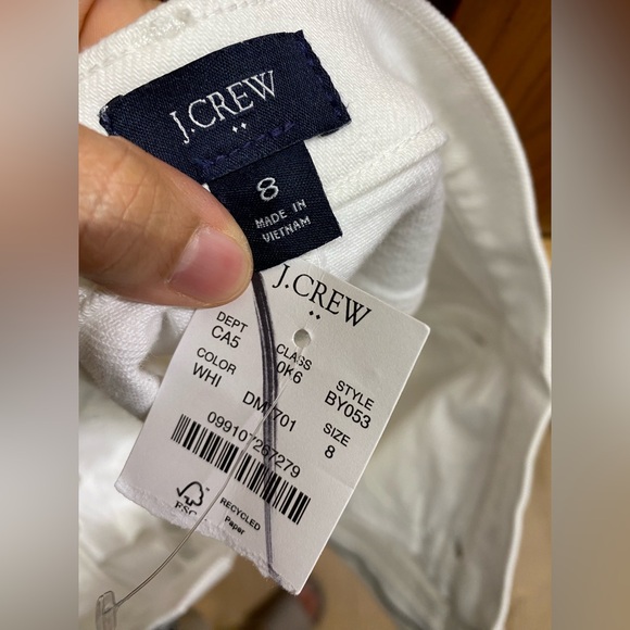 NWT J crew white denim midi skirt - Picture 3 of 5